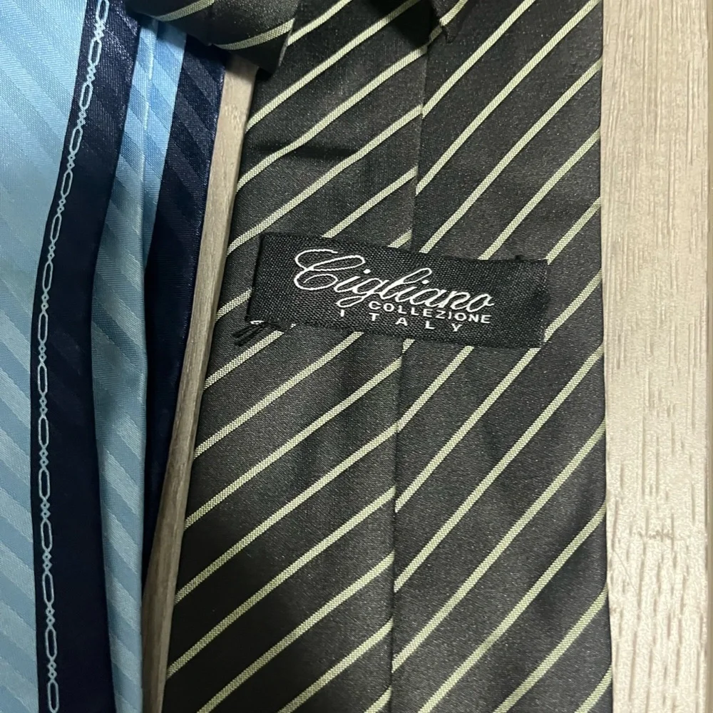 3/$20 Lot of 3 Men's Neck Ties Misc Brands Stripe Designs - Picture 6 of 7